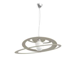 Best Bungee Sospensione D.50 Cm. 1 Luce Sabbia Marru00f3n