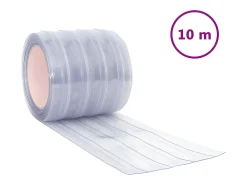 Ropa De Casa-Burlete para puerta PVC 200x1,6 mm 10 m ES513621 Transparente