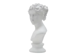 Busto decorativo clásico de mujer en poliresina h34 cm Blanco Online