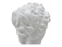 Busto decorativo clásico de mujer en poliresina h34 cm Blanco Online