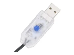 vidaxl Guirnalda Luminosa-Cadena de luces 400 LEDs 40 m 8 efectos de luz blanco cálido