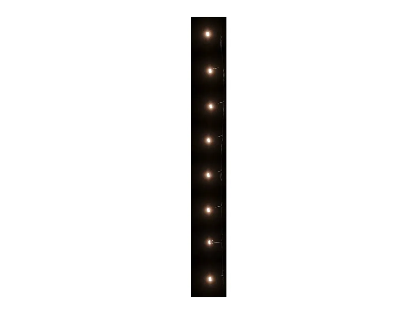 vidaxl Guirnalda Luminosa-Cadena de luces 400 LEDs 40 m 8 efectos de luz blanco cálido