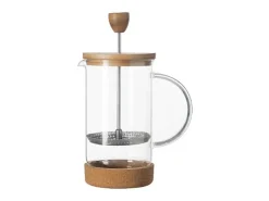 Secret de Gourmet Presentación Y Servicio-Cafetera de Bambú "Nature" 60cl Moderna y Ecológica Beige