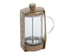 Secret de Gourmet Presentación Y Servicio-Cafetera de Bambú "Nature" 60cl Moderna y Ecológica Beige