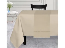 Soleil d'ocre Mantelería-Camino de mesa 40x160 cm VENECIA , por Beige
