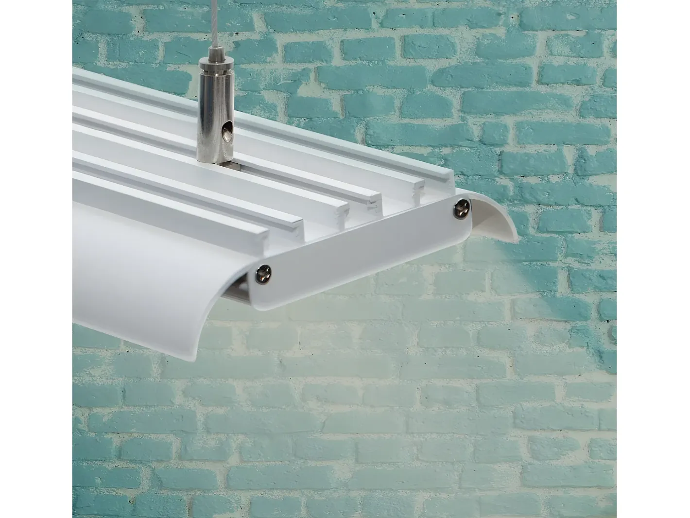 Sale AKUNADECOR Campana Rect. Indust Ip65 Modelo Mendel Aluminio Gris