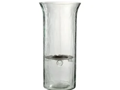 J-Line Candelabro de vidrio de 19x19x40 cm. Transparente Sale