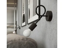 Sollux Lighting Lámpara Suspendida-Candelabros Levar Industrial De Acero - 4 Fuentes Luminosas - L.75 X A.32 Cm - Negro