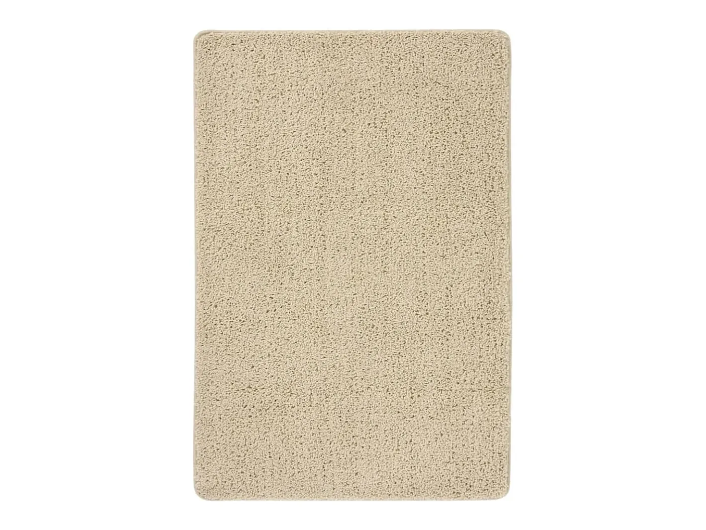 New Garden Furniture Charleroi Alfombra peluda antideslizante color 140x200 cm Crema