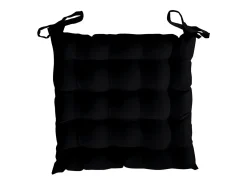 Online Soleil d'ocre Cojin de silla acolchado 40x40 cm ALIX Negro