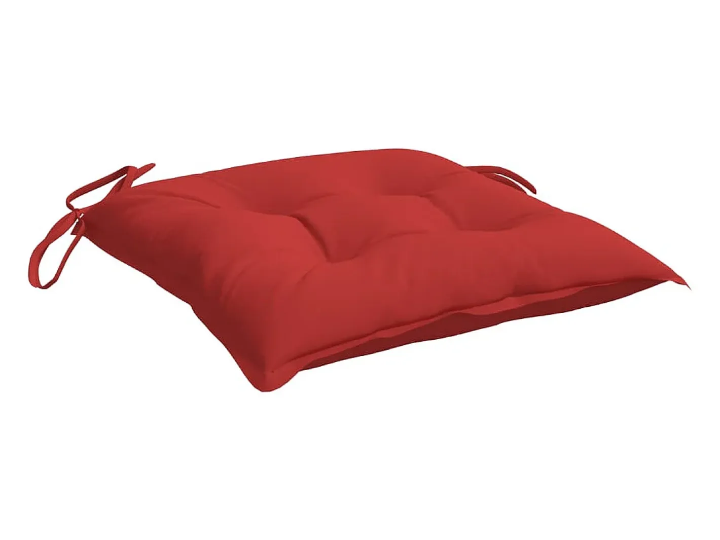 Discount Cojines de palets de jardín 4 uds tela Oxford 50x50x7 cm ES582241 Rojo