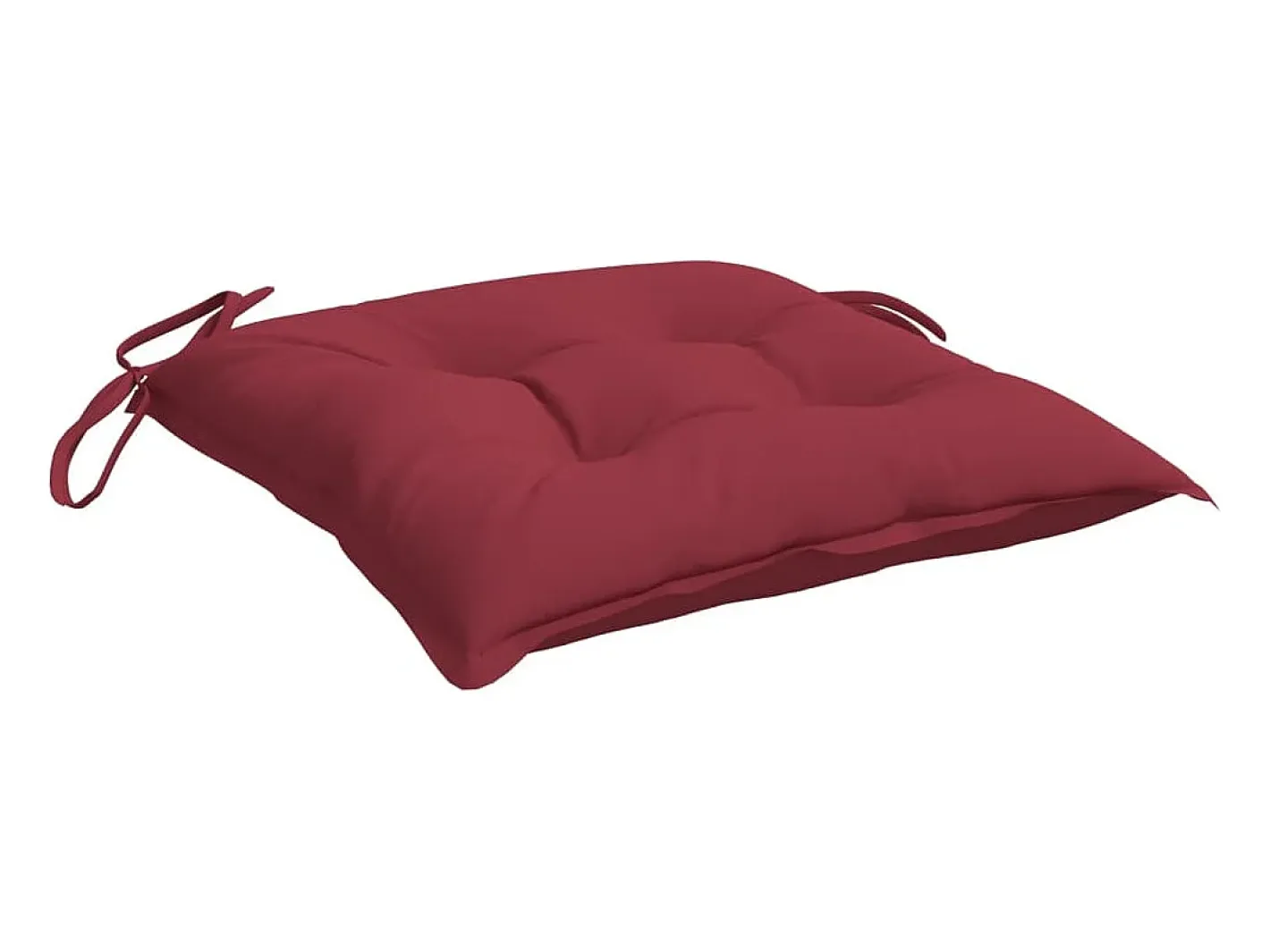Clicnbuy Cojines de palets de jardín 2 unidades Oxford tinto 50x50x7 cm Rojo