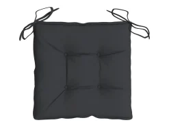 New Clicnbuy Cojines de palets de jardín 4 unidades tela Oxford 50x50x7 cm Negro