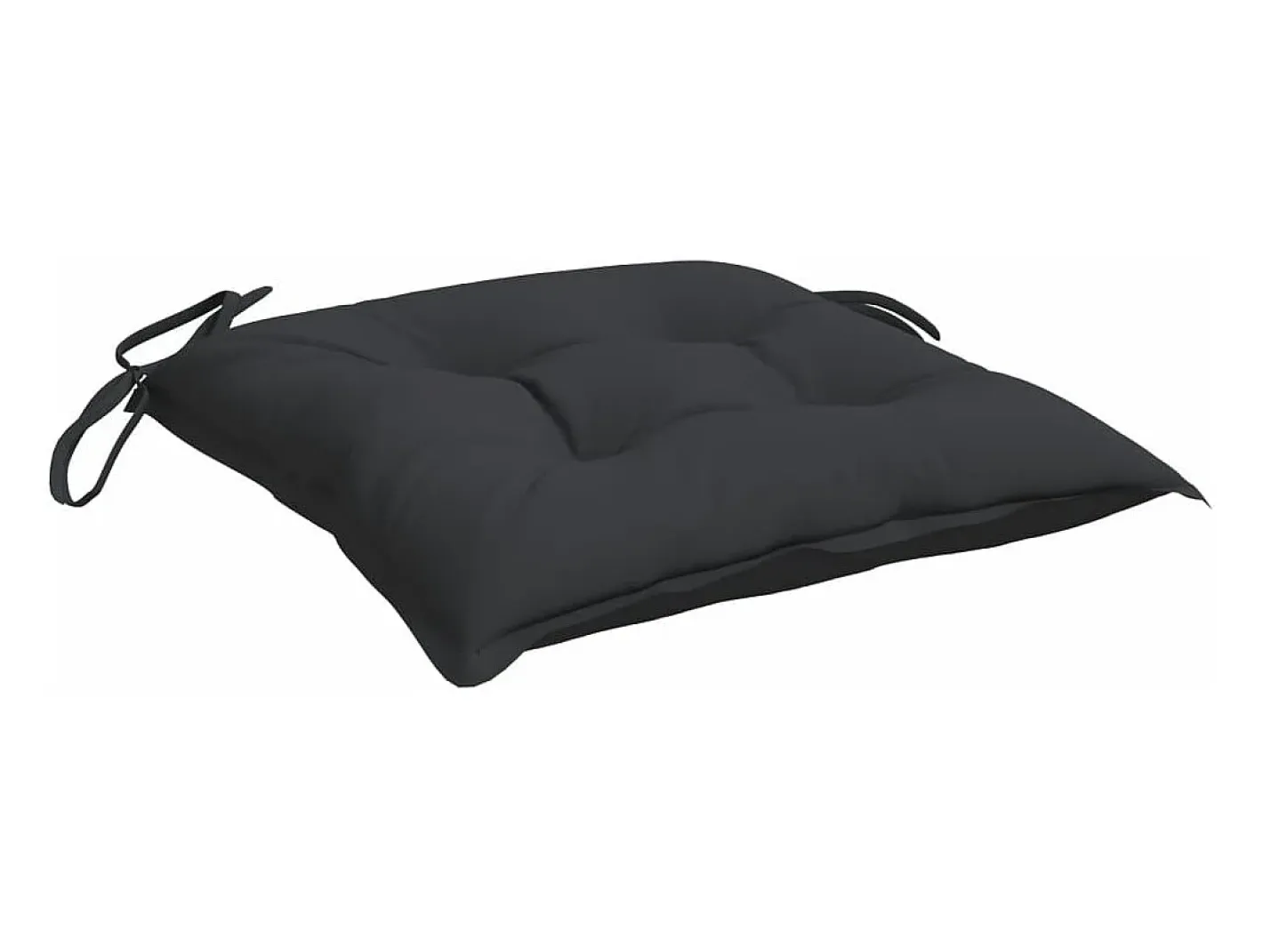 New Clicnbuy Cojines de palets de jardín 4 unidades tela Oxford 50x50x7 cm Negro
