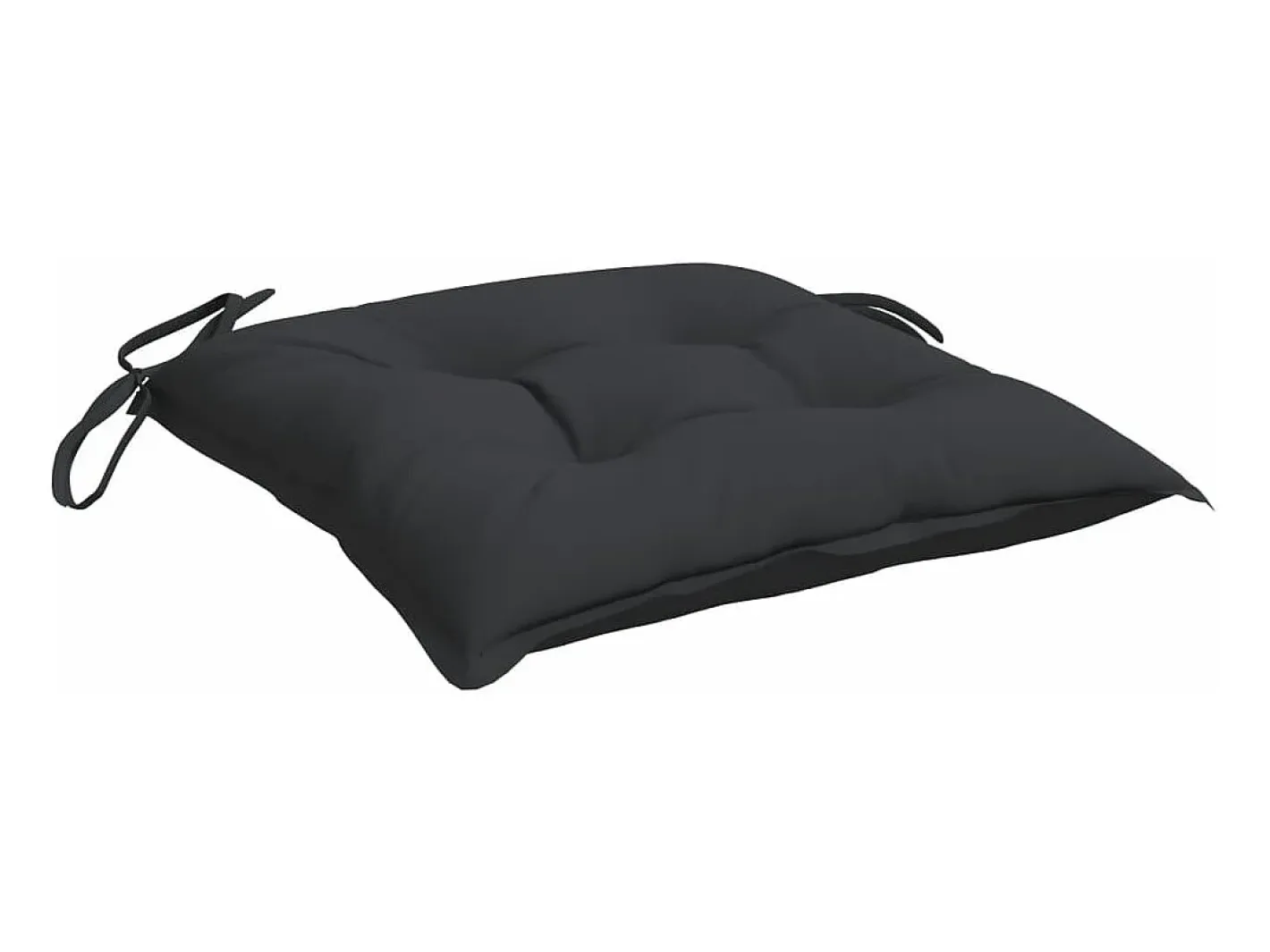 New Clicnbuy Cojines de palets de jardín 4 unidades tela Oxford 50x50x7 cm Negro