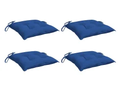 Best Cojines de palets de jardín 4 uds tela Oxford 50x50x7 cm ES798667 Azul