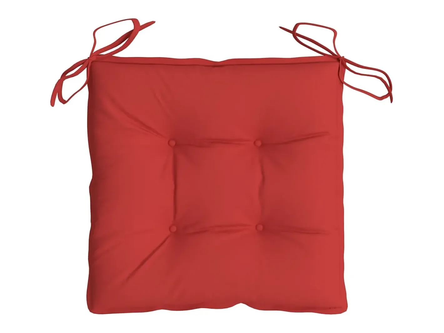 Best Clicnbuy Cojines de palets de jardín 4 unidades tela Oxford 50x50x7 cm Rojo
