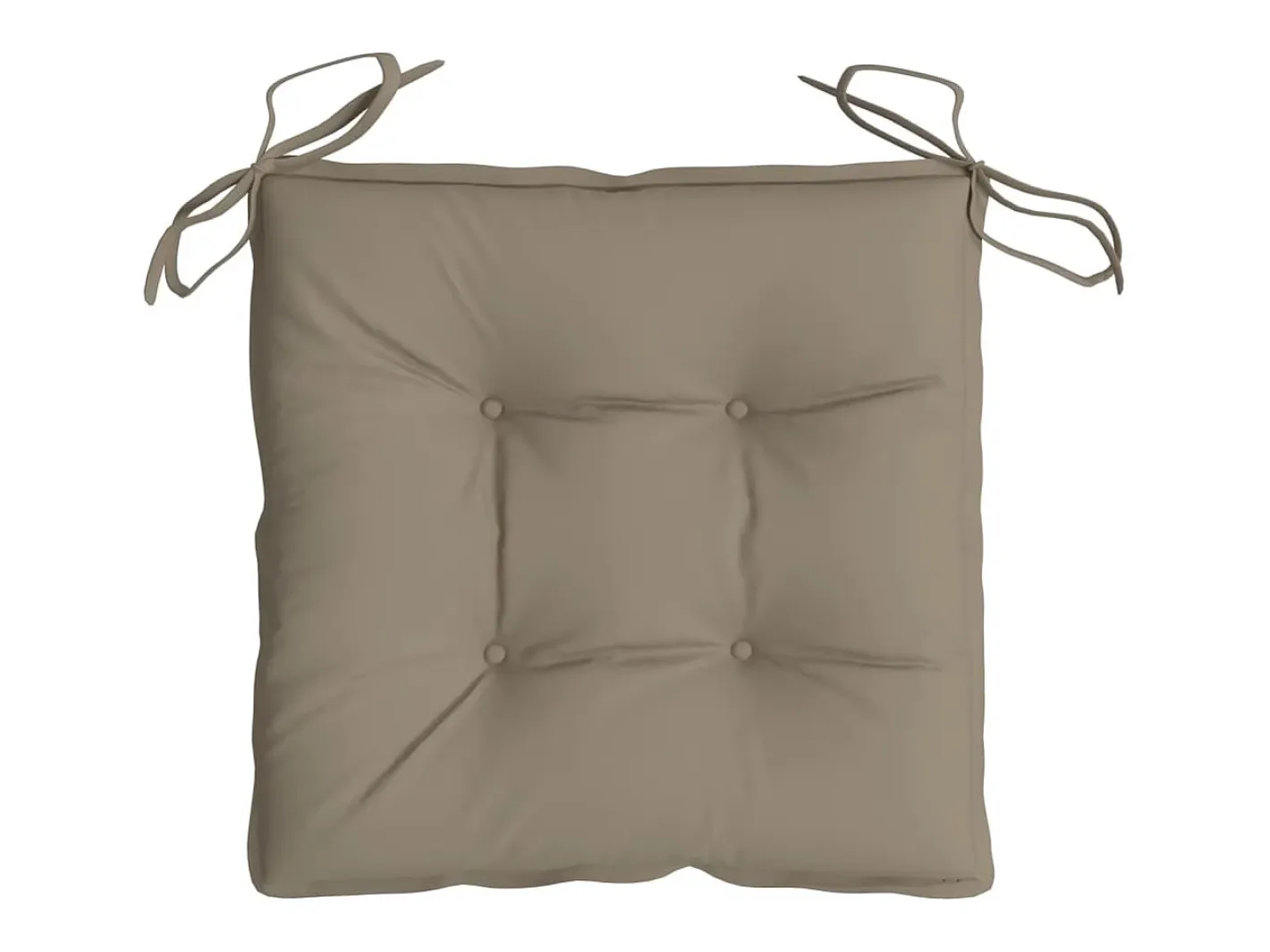 Discount Clicnbuy Cojines de palets de jardín 4 unidades tela Oxford taupé 50x50x7 cm Topo