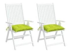 Clicnbuy Ropa De Casa-Cojines de palets de jardín 2 unidades tela Oxford 50x50x7 cm Verde