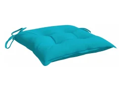 Hot Clicnbuy Cojines de silla 2 unidades tela Oxford turquesa 50x50x7 cm Azul turquesa