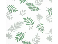 Clicnbuy Ropa De Casa-Cojines de silla 4 unidades tela Oxford estampado hojas 50x50x7 cm Verde
