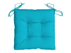 Clicnbuy Cojines de silla 4 unidades tela Oxford turquesa 50x50x7 cm Azul turquesa New