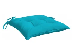 Clicnbuy Cojines de silla 4 unidades tela Oxford turquesa 50x50x7 cm Azul turquesa New