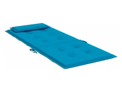 Discount Clicnbuy Cojines de silla con respaldo alto 2 unidades tela Oxford claro Azul