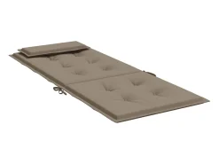 Online Clicnbuy Cojines de silla con respaldo alto 4 unidades tela Oxford gris taupe Topo