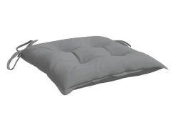 Clicnbuy Ropa De Casa-Cojines de silla de jardín 4 unidades tela Oxford 50x50x7 cm Gris