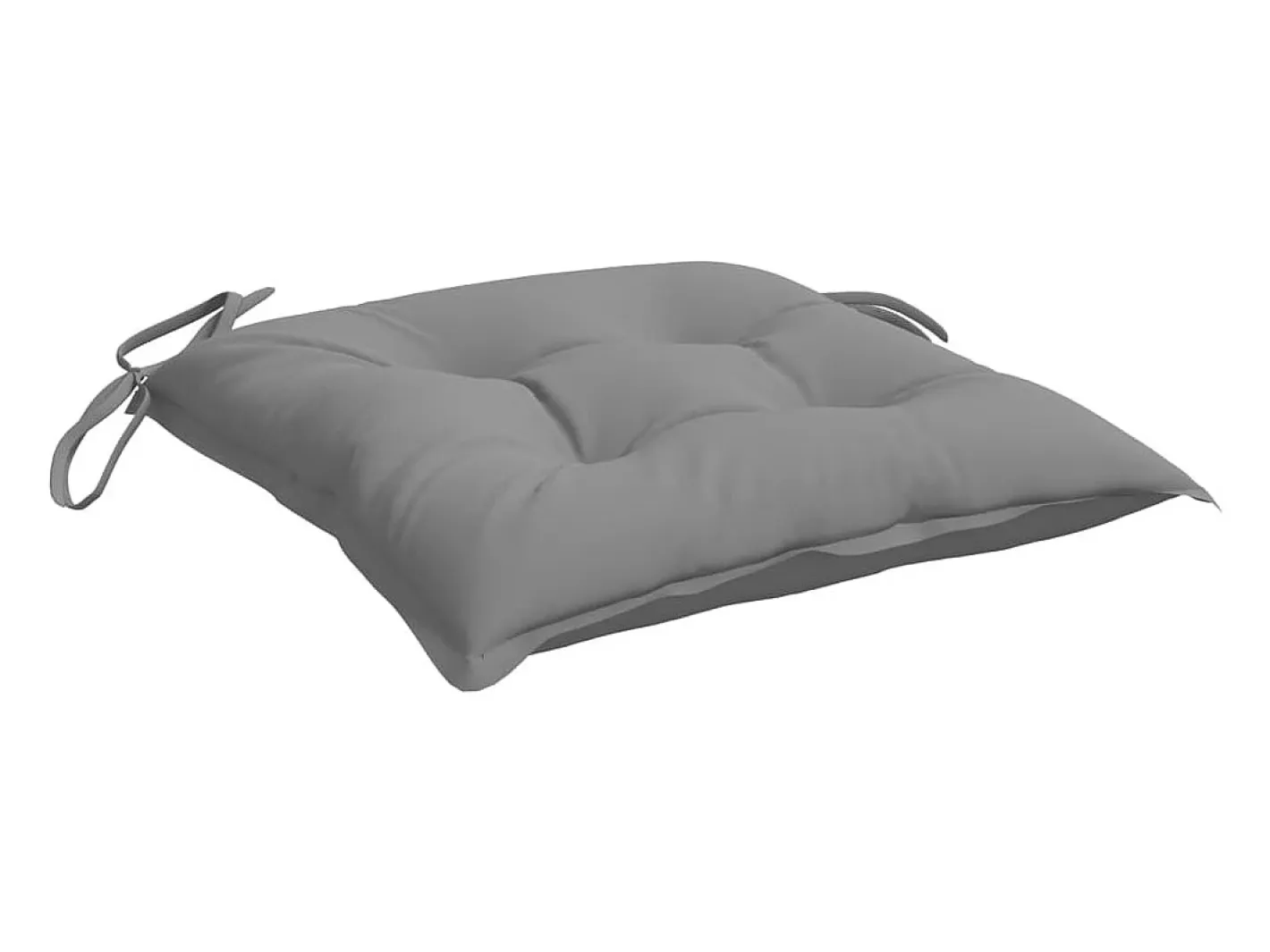 Clicnbuy Cojines de silla de jardín 6 unidades tela Oxford 50x50x7 cm Gris Clearance