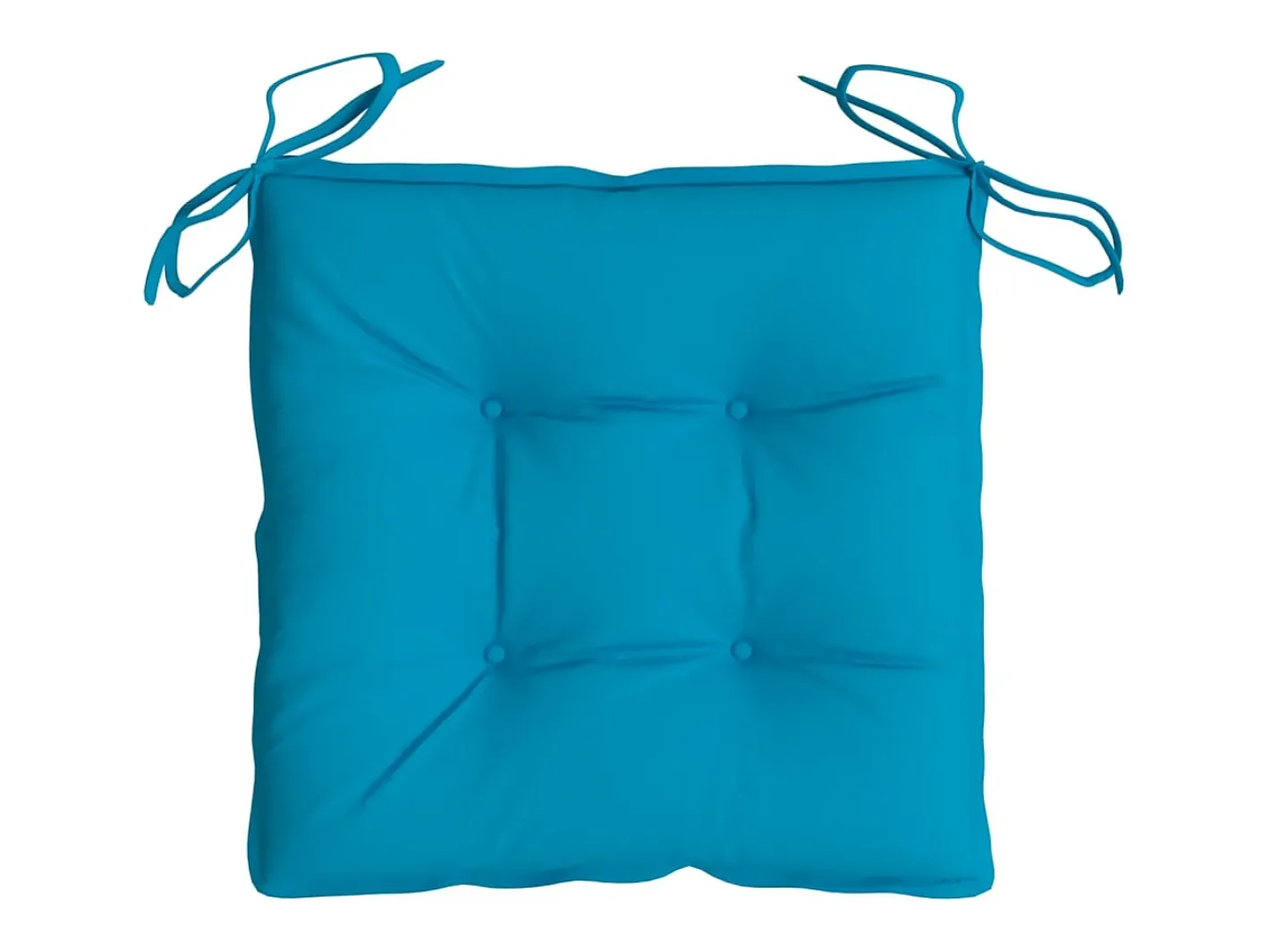 Outlet Clicnbuy Cojines de silla de jardín 4 unidades tela Oxford 50x50x7 cm Azul