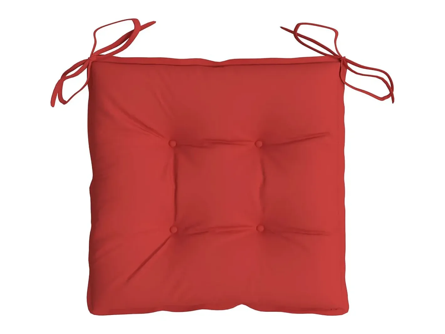 Sale Clicnbuy Cojines de silla de jardín 4 unidades tela Oxford 50x50x7 cm Rojo