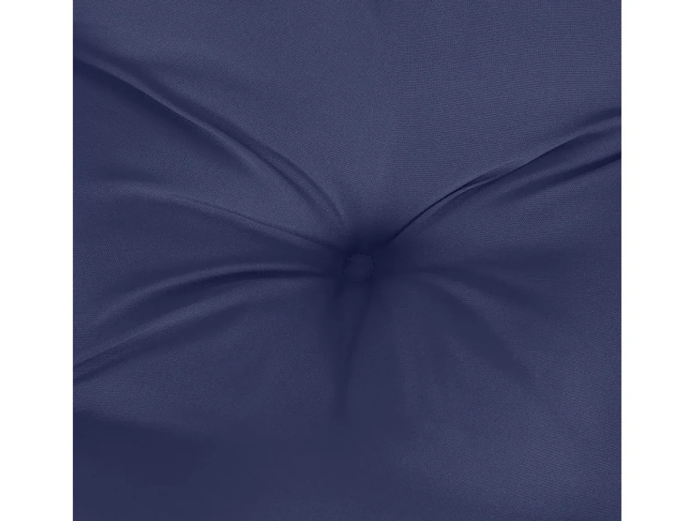 Clicnbuy Ropa De Casa-Cojines de silla de respaldo bajo 2 unidades tela marino Azul
