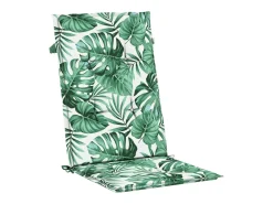 Outlet Clicnbuy Cojines de silla de respaldo alto 2 unidades tela estampado de hojas Verde