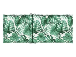 Outlet Clicnbuy Cojines de silla de respaldo alto 2 unidades tela estampado de hojas Verde