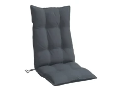 Clicnbuy Cojines de silla respaldo alto 4 unidades tela Oxford Gris antracita Discount