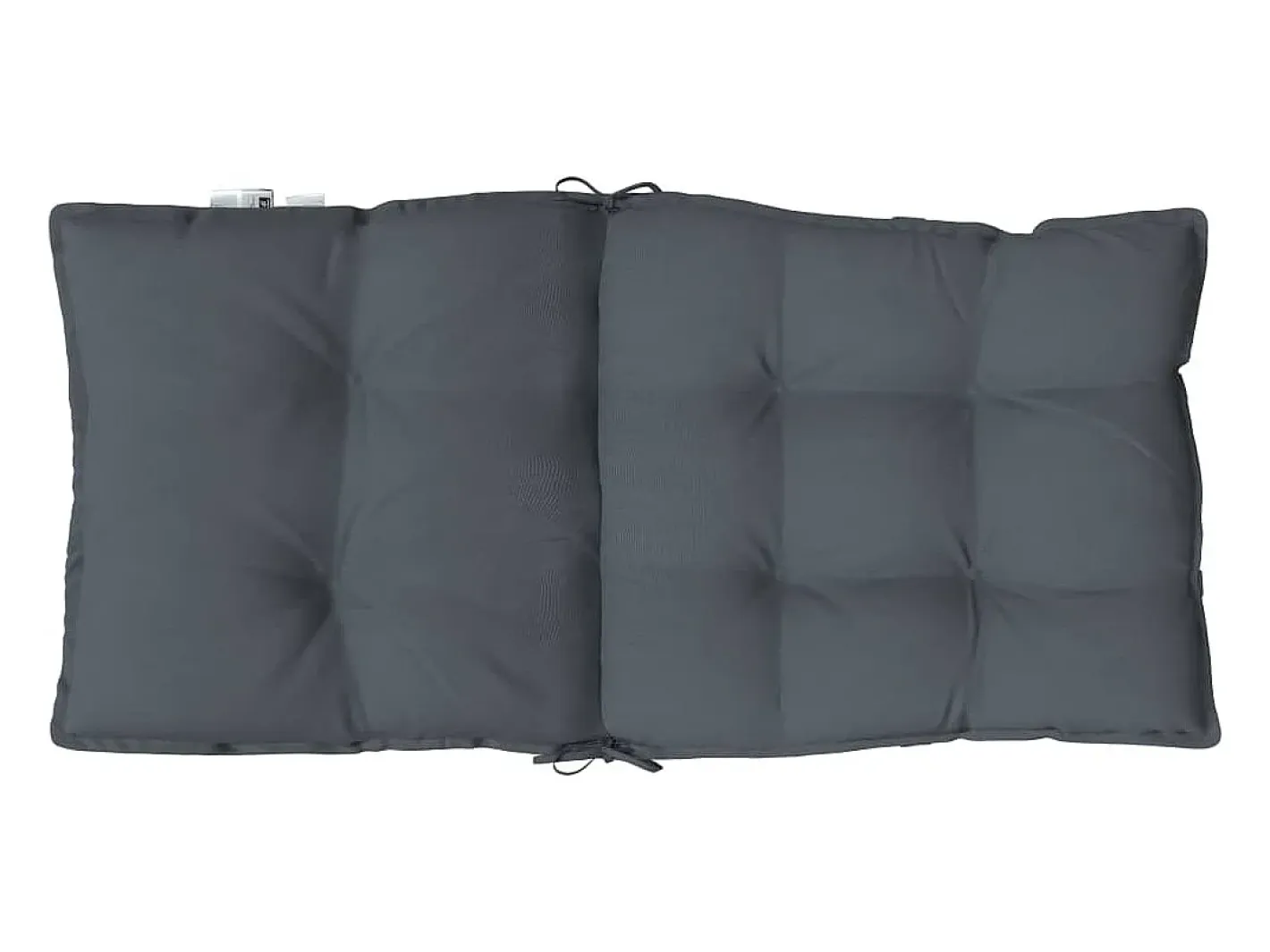Sale Clicnbuy Cojines de silla respaldo bajo 4 unidades tela Oxford Gris antracita