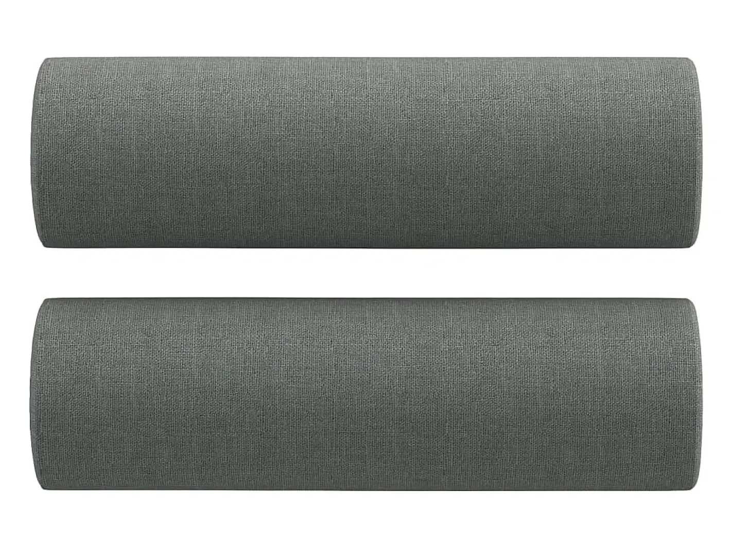 Ropa De Casa-Cojines decorativos 2 uds tela oscuro 15x50 cm ES262974 Gris