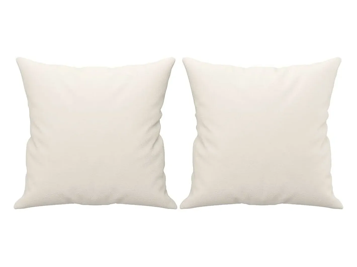 Cojines decorativos 2 uds cuero sintético 40x40 cm ES484694 Crema Sale