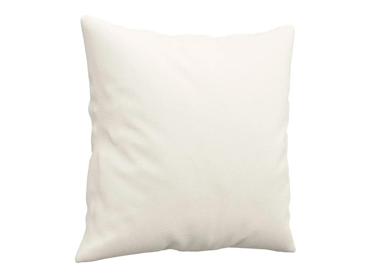 Cojines decorativos 2 uds cuero sintético 40x40 cm ES484694 Crema Sale