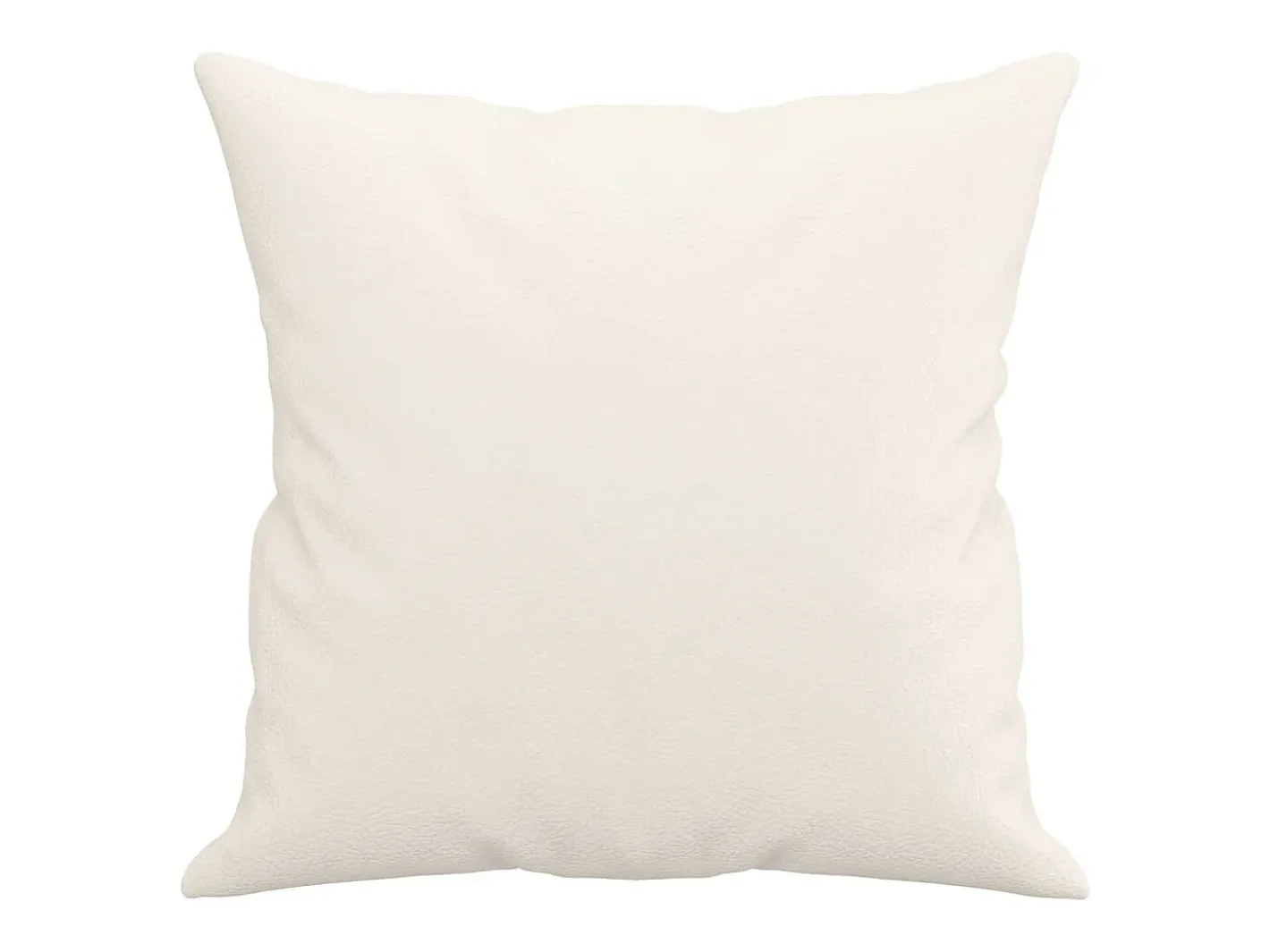 Cojines decorativos 2 uds cuero sintético 40x40 cm ES484694 Crema Sale