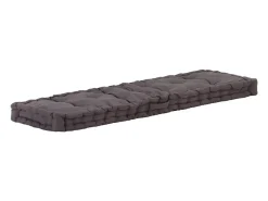Discount Clicnbuy Cojines para muebles de palets 2 unidades algodón antracita Gris antracita