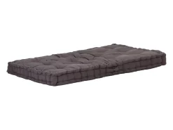 Discount Clicnbuy Cojines para muebles de palets 2 unidades algodón antracita Gris antracita