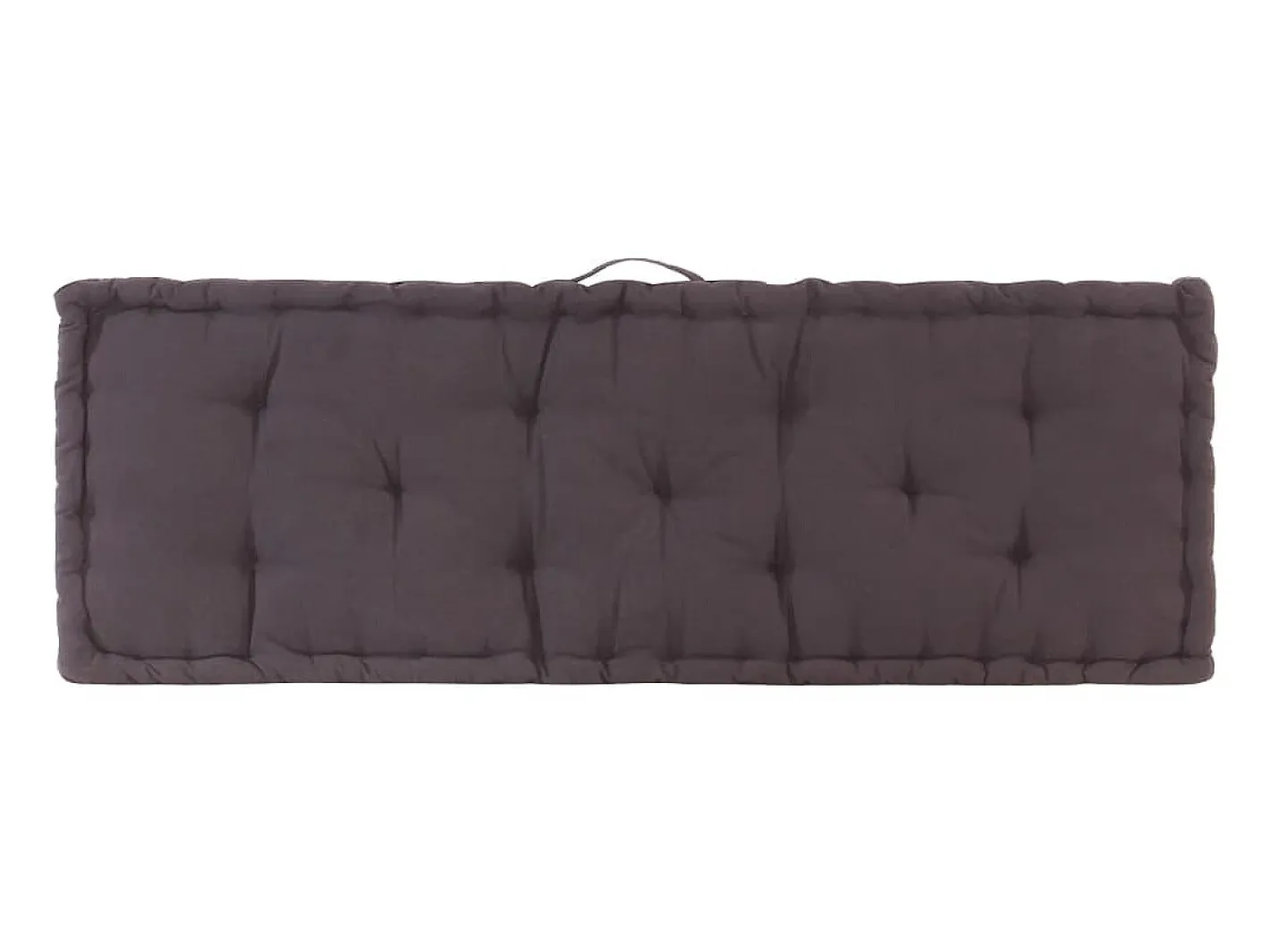 Cojines para muebles de palets 2 unidades algodón antracita ES403378 Gris antracita Hot