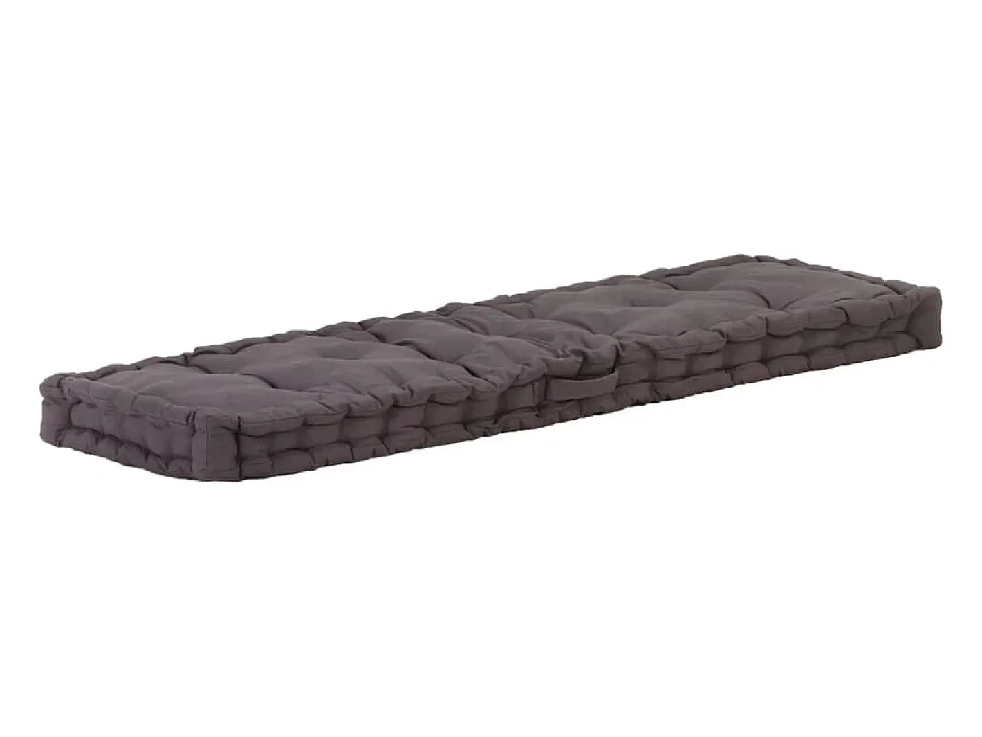 Cojines para muebles de palets 2 unidades algodón antracita ES403378 Gris antracita Hot