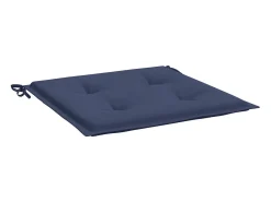 Cojines para muebles palets 2 uds tela marino 40x40x3 cm ES833724 Azul