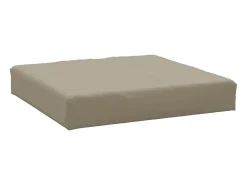 Cojines para palets 3 unidades tela Oxford gris taupé ES934984 Topo Discount