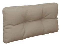 Clicnbuy Cojines para palets 2 unidades tela gris taupé Topo Hot