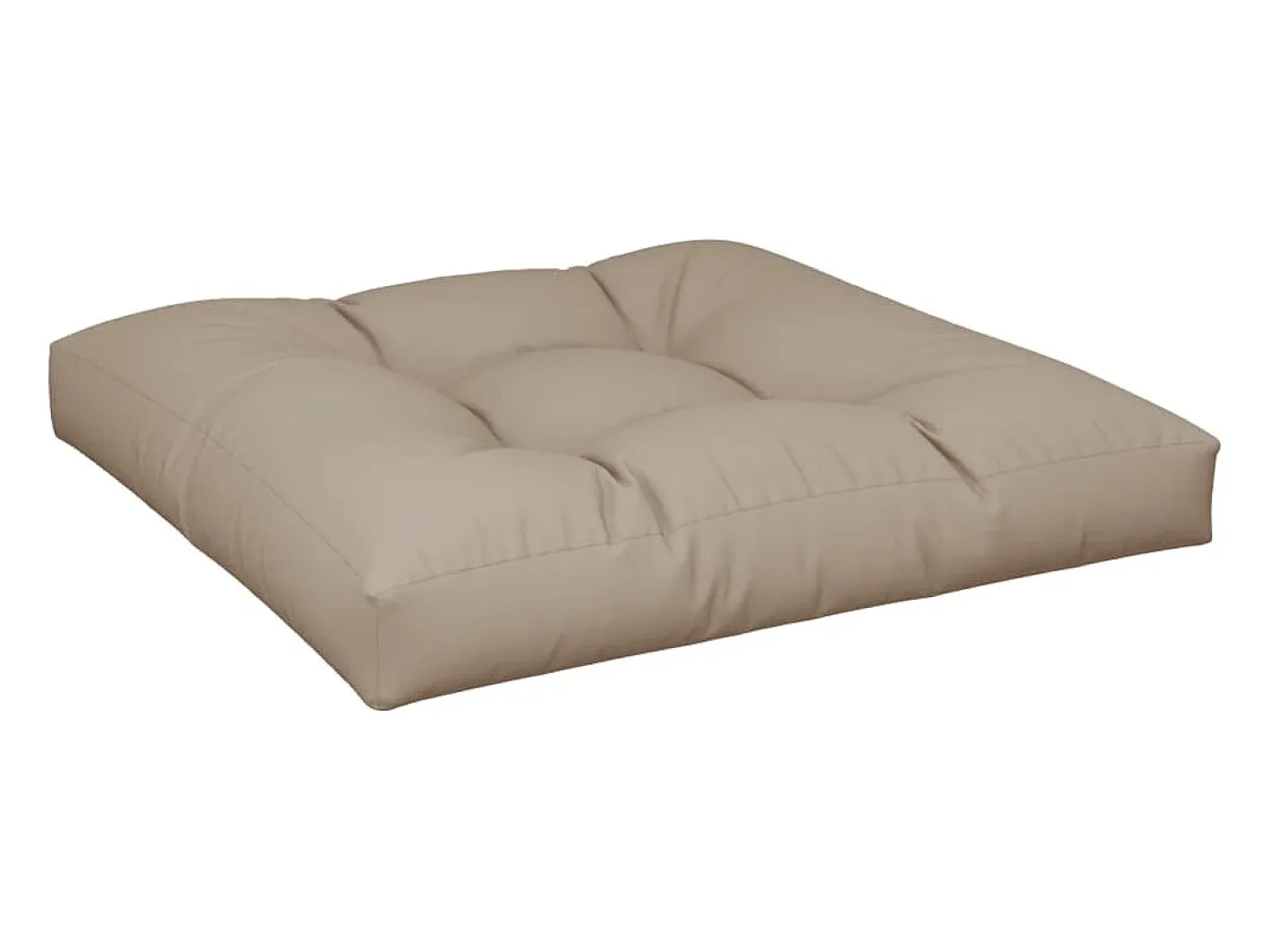 Clicnbuy Cojines para palets 2 unidades tela gris taupé Topo Hot